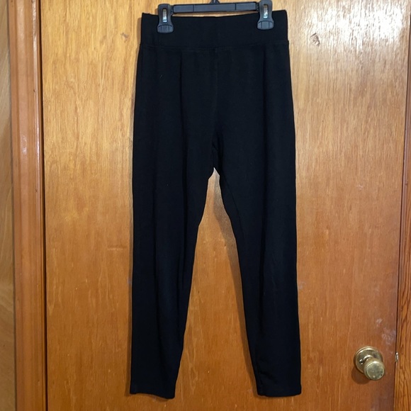 •MERONA•WOMENS EVERYDAY SOFT BLACK ULTRA HIGH RISE LEGGINGS MEDIUM (LIKE NEW) - Picture 8 of 8
